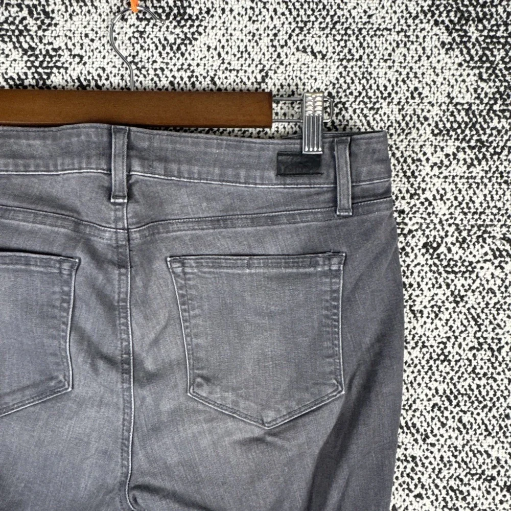 Paige Verdugo Ankle Jeans Womens 32 (FITS 33 X 29) Gray Tapered Leg Stretch‎
